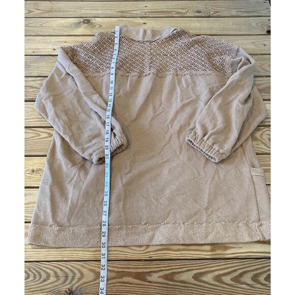 Daytrip Open Front Cardigan Size XL Women’s Tan - Picture 5 of 8